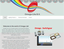 Tablet Screenshot of omega-lite.com